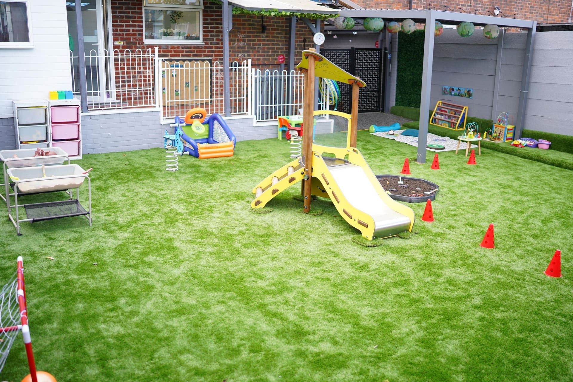 Calm outdoor play area, coming soon to Pinner Green